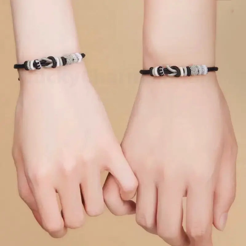 "Never Part" Knot DIY Couple Lucky Bracelets S1| Anniversary Valentine's Day Gift-LuckyCharms.Shop