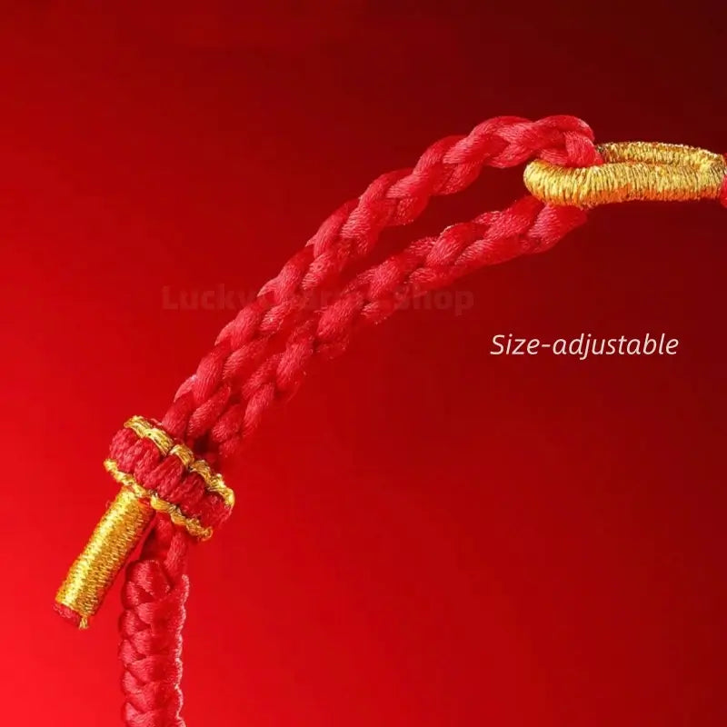 Putuo Mountain Blessing Natural Red Agate Zodiac Guardian Lu Lu Tong Bracelet-LuckyCharms.Shop