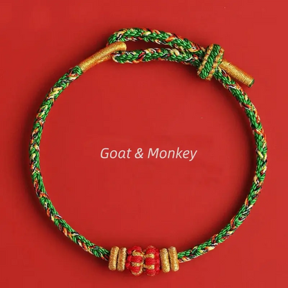 Mount Putuo Blessed DIY-friendly Zodiac Guardian Braided Bracelet-LuckyCharms.Shop