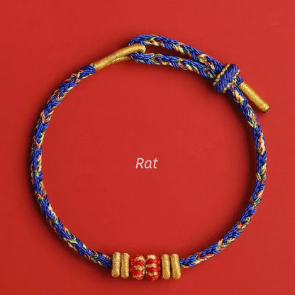 Mount Putuo Blessed DIY-friendly Zodiac Guardian Braided Bracelet-LuckyCharms.Shop