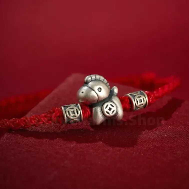 999 Silver "Instant Wealth" Money-Attracting Lucky Pony Charm Bracelet-LuckyCharms.Shop