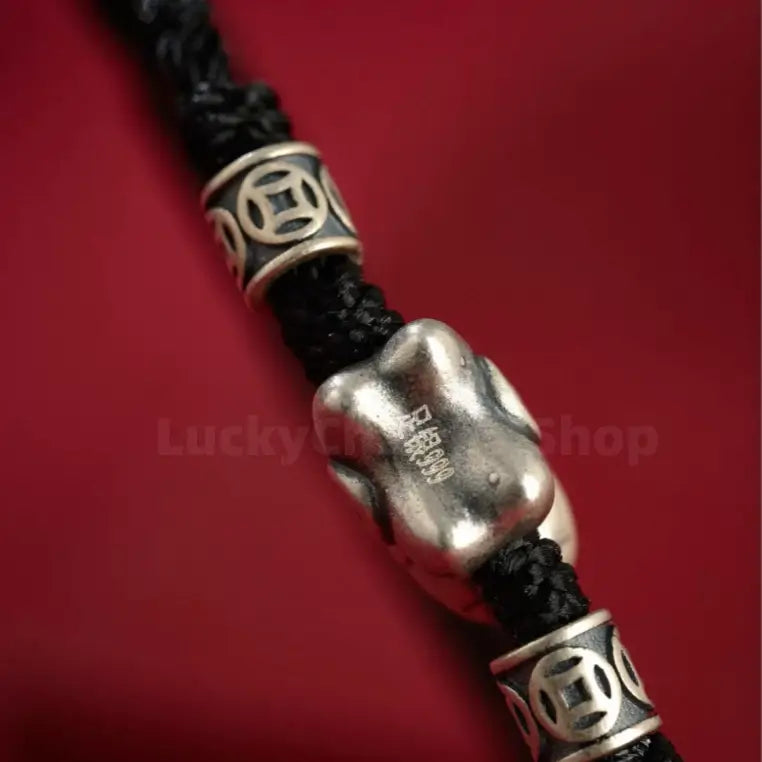 999 Silver "Instant Wealth" Money-Attracting Lucky Pony Charm Bracelet-LuckyCharms.Shop