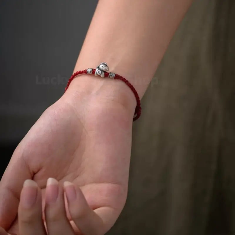 999 Silver "Instant Wealth" Money-Attracting Lucky Pony Charm Bracelet-LuckyCharms.Shop