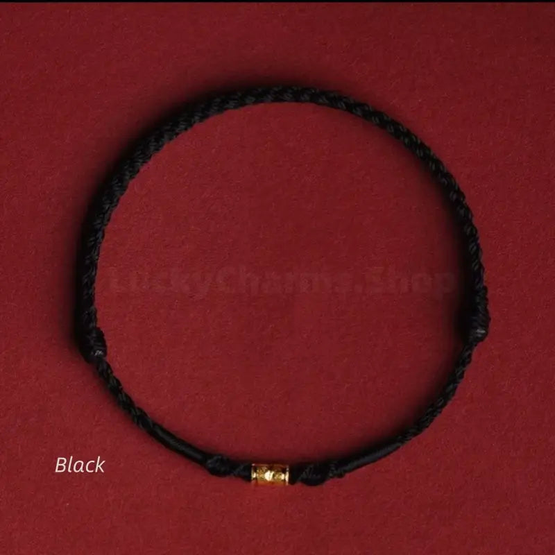 Putuo Mount 999 Pure Gold Lu Lu Tong Fortune Success Blessing Bracelet--LuckyCharms.Shop