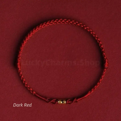Putuo Mount 999 Pure Gold Lu Lu Tong Fortune Success Blessing Bracelet--LuckyCharms.Shop