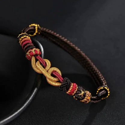 Black Myth Wukong Knot Chinese Style Braided Bracelet | Adjustable Romantic Gift Bracelet-LuckyCharms.Shop