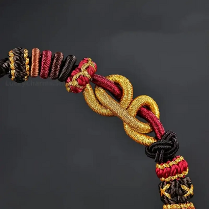 Black Myth Wukong Knot Chinese Style Braided Bracelet | Adjustable Romantic Gift Bracelet-LuckyCharms.Shop