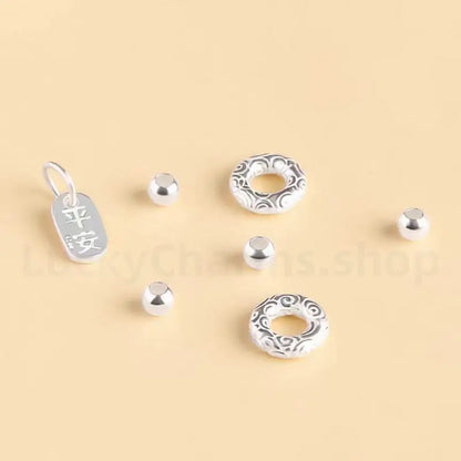 925 Silver Peace Buckle Braided Rope Bracelet for Peace Health Wealth-LuckyCharms.Shop