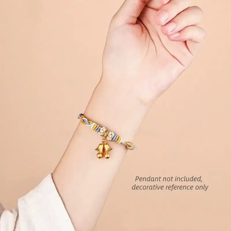 DIY-Friendly Peach Blossom Knot Twist Chain Adjustable Braided Bracelet-LuckyCharms.Shop