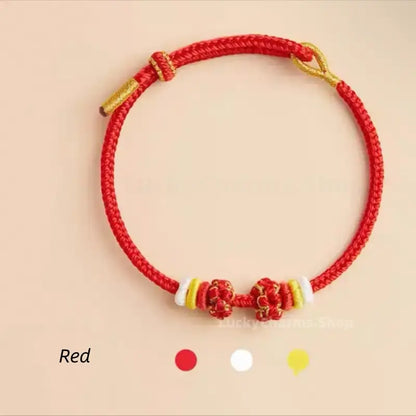 Putuo Blessed Peach Blossom Knot Solid Color Single-Layer Bracelet DIY-Friendly Series 9-LuckyCharms.Shop