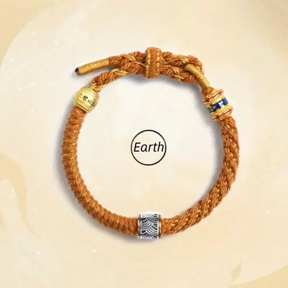 Six-Syllable Mantra Fortune-Turning Bead WUXING Five Elements Guardian Bracelet-LuckyCharms.Shop