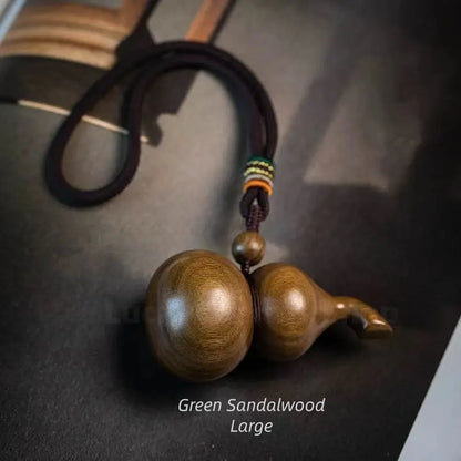 Natural Lightning-struck Wood Taoist Gourd Charm YINYANG-LuckyCharms.Shop