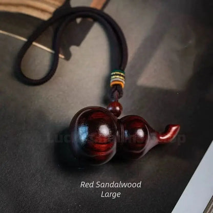 Natural Lightning-struck Wood Taoist Gourd Charm YINYANG-LuckyCharms.Shop