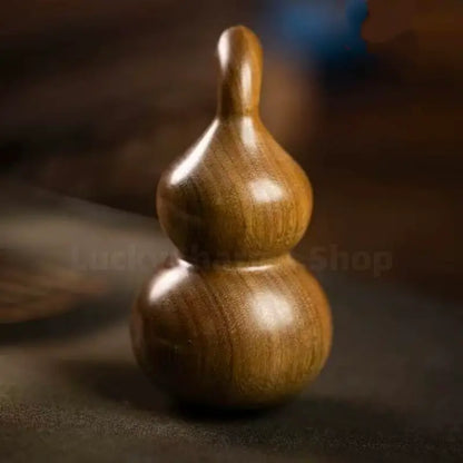 Natural Lightning-struck Wood Taoist Gourd Charm YINYANG-LuckyCharms.Shop